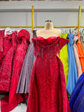 Kırmızı balık pelenirli maddonna yaka kınalık